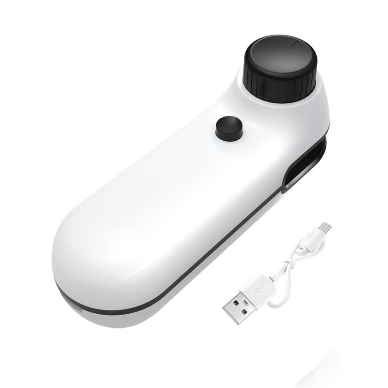 USB Rechargeable Magnetic Mini Heat Sealer, with Cutter