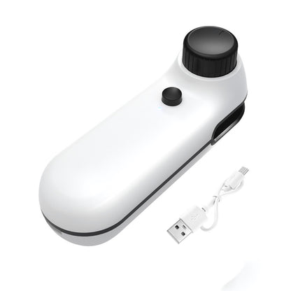 USB Rechargeable Magnetic Mini Heat Sealer, with Cutter