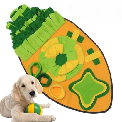 Playful Interactive Plush Pet Mat for Small to Large Dogs & Cats